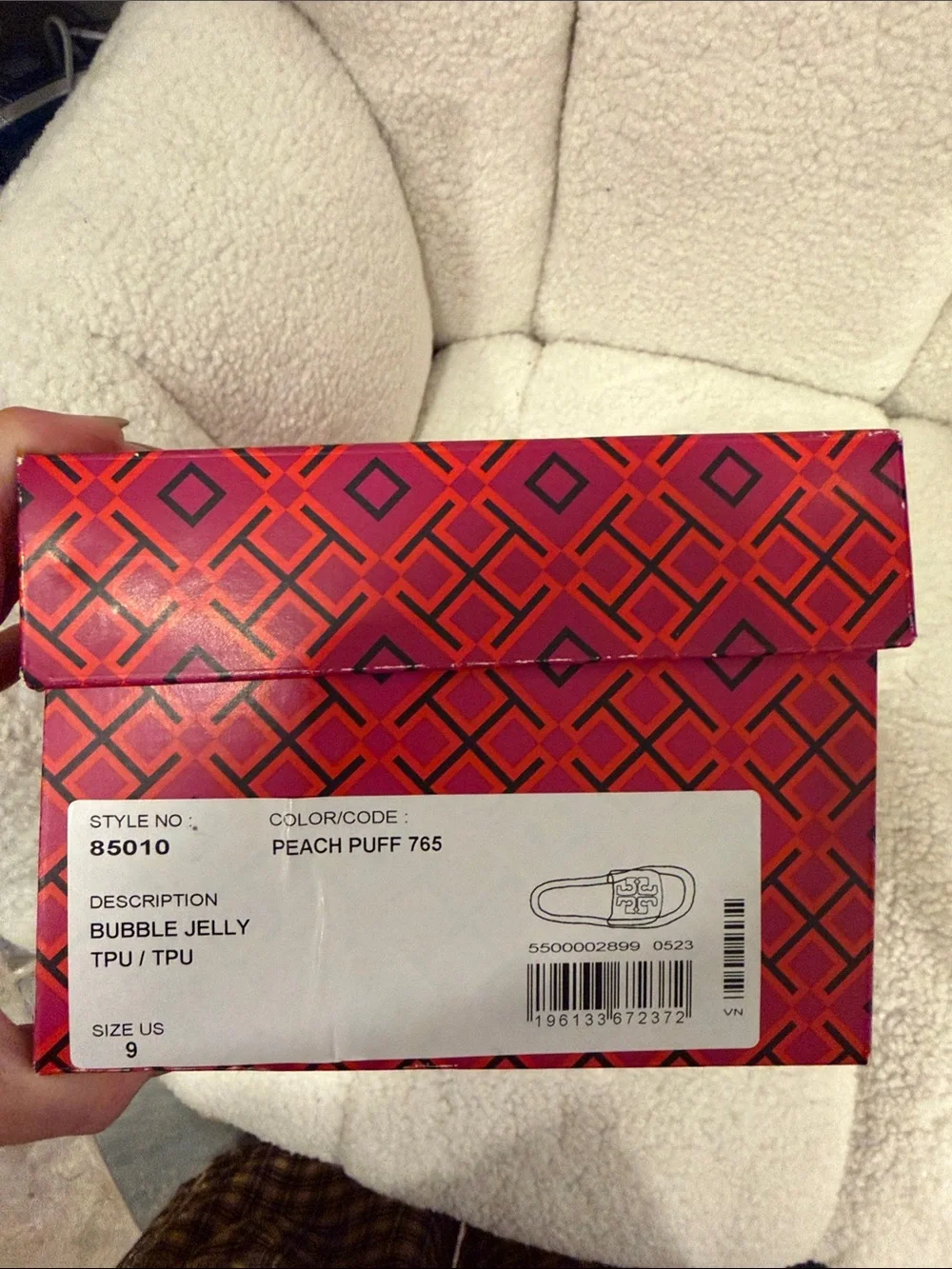 Tory Burch Yellow Glossy Jelly Slide Sandals